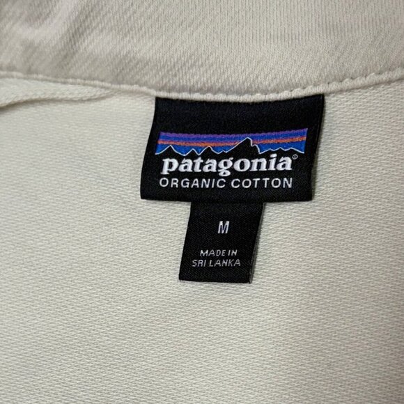 Patagonia Roaming Layering Shirt Jacket Medium Creme Zip/Snap EUC - Picture 9 of 14